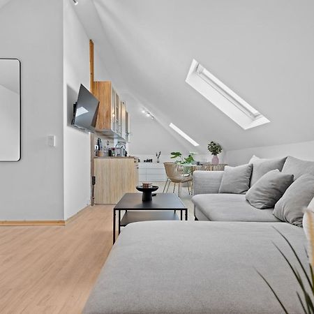 Stilvolle Wohnung: Private Dachterrasse - Zentral Augsburg Exterior foto